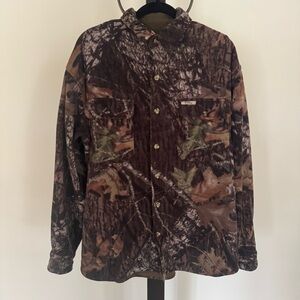 Camouflage Button-Up Jacket